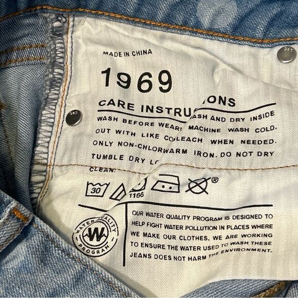 Gap 1969 Always Skinny 29” Ankle Low Rise Polka Dot Distressed Size 26 - Picture 10 of 11